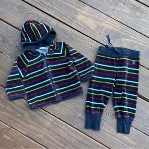 Polarn O Pyret - Striped Sweatsuit